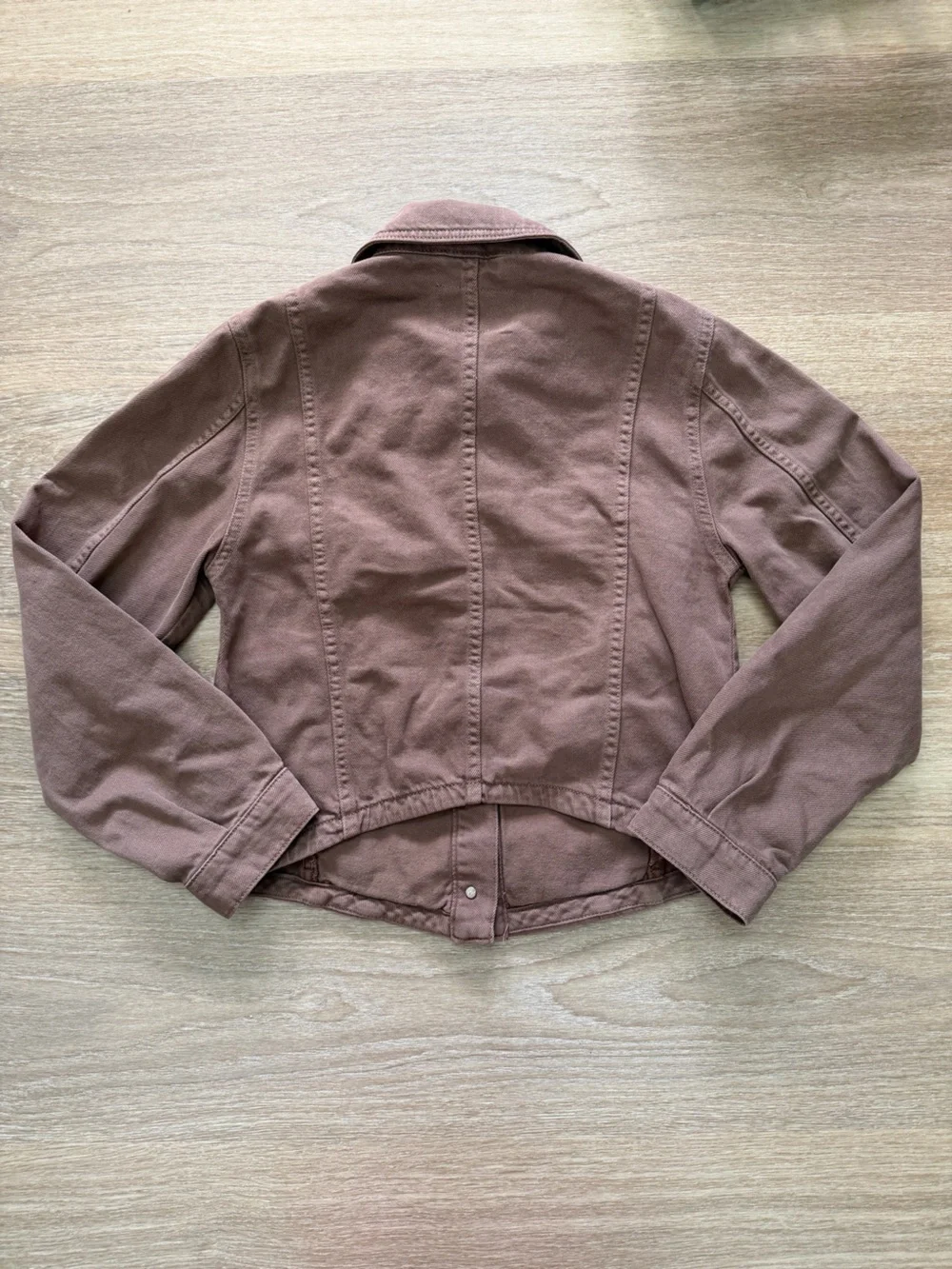 Free People Women’s Jade Denim Jacket in Brown Size S - Picture 4 of 9